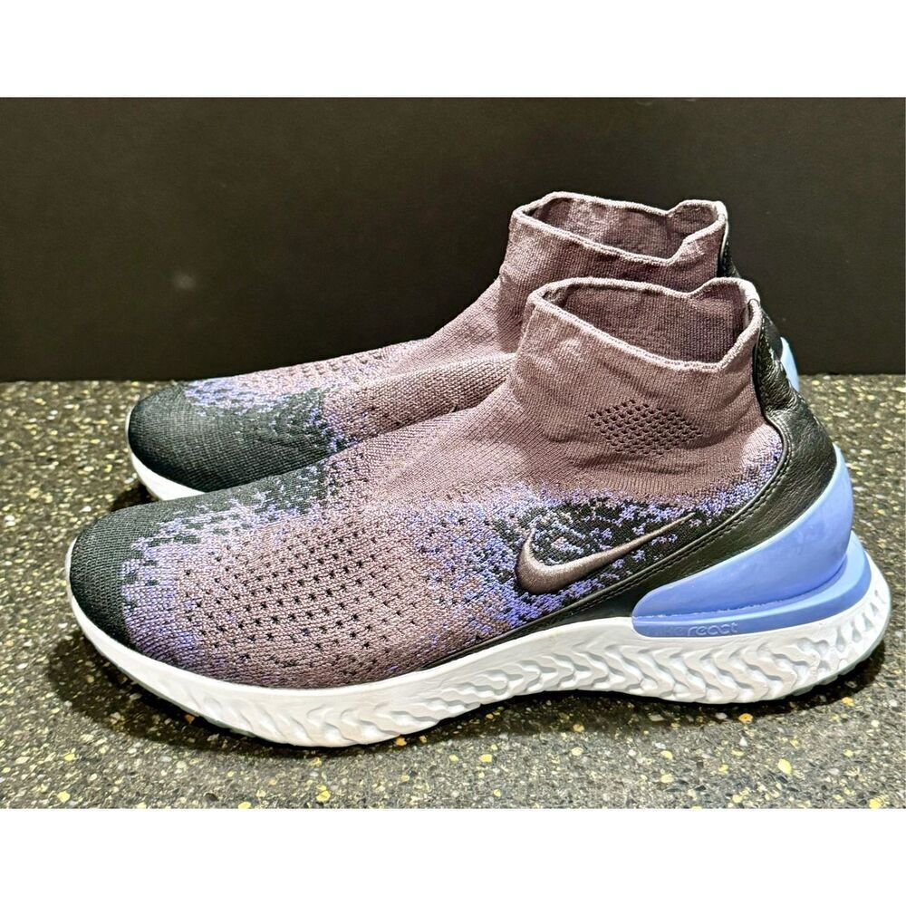 Nike Rise React Flyknit. Thunder Gray/Sapphire. M… - image 3